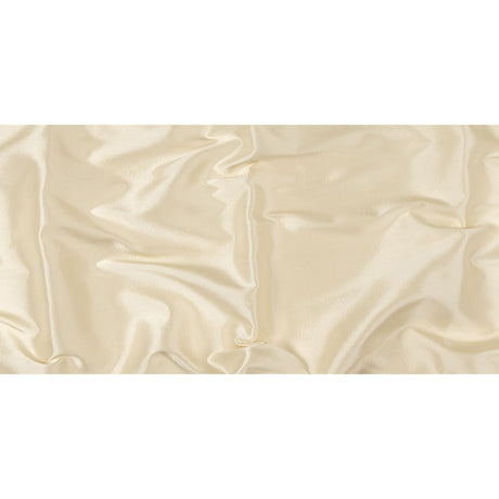 Cream Satin-Faced Silk and Wool Blended Woven