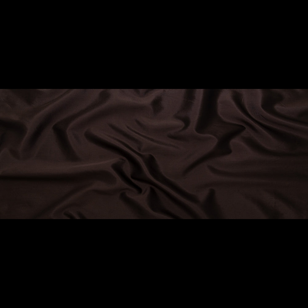 Chocolate Silk and Wool Woven