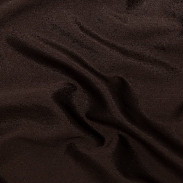 Chocolate Silk and Wool Woven