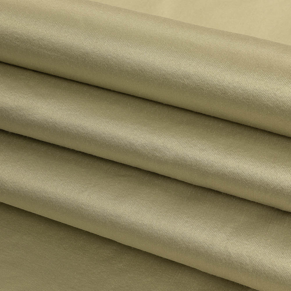 Tea Luminous Silk and Wool Woven