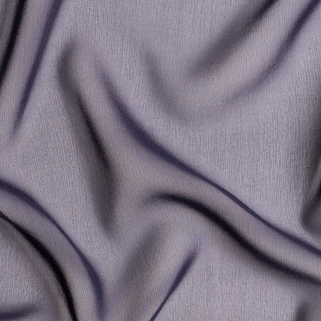 Purple Solid Silk Chiffon