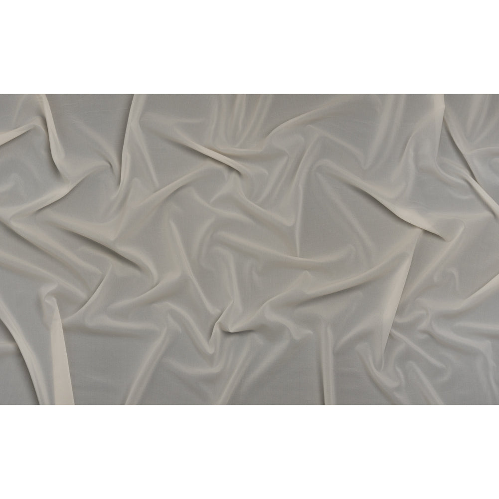 Stretch Silk Chiffon - Ivory - Deadstock