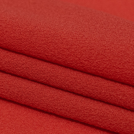 Scarlet Ibis Stretch Silk Georgette