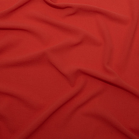 Scarlet Ibis Stretch Silk Georgette