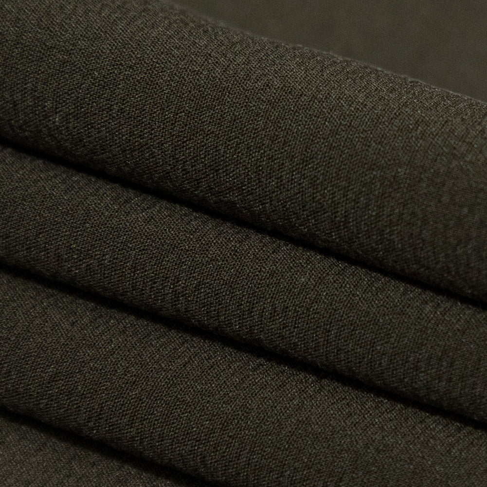 Kombu Green Stretch Silk Chiffon