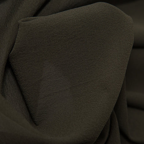 Kombu Green Stretch Silk Chiffon
