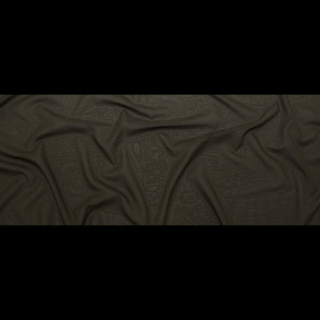 Kombu Green Stretch Silk Chiffon