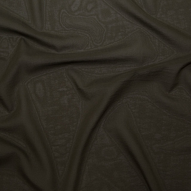 Kombu Green Stretch Silk Chiffon