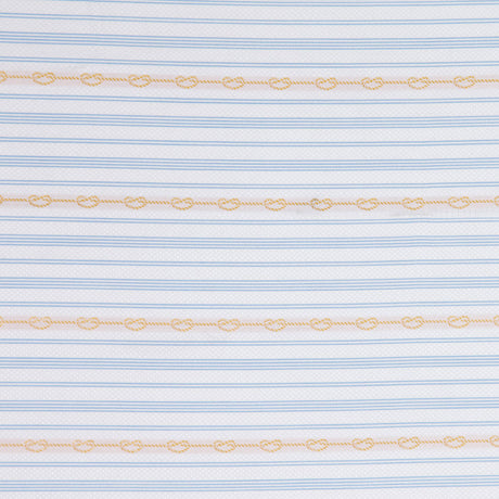 White/Rope Striped Woven