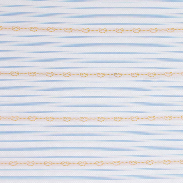 White/Rope Striped Woven