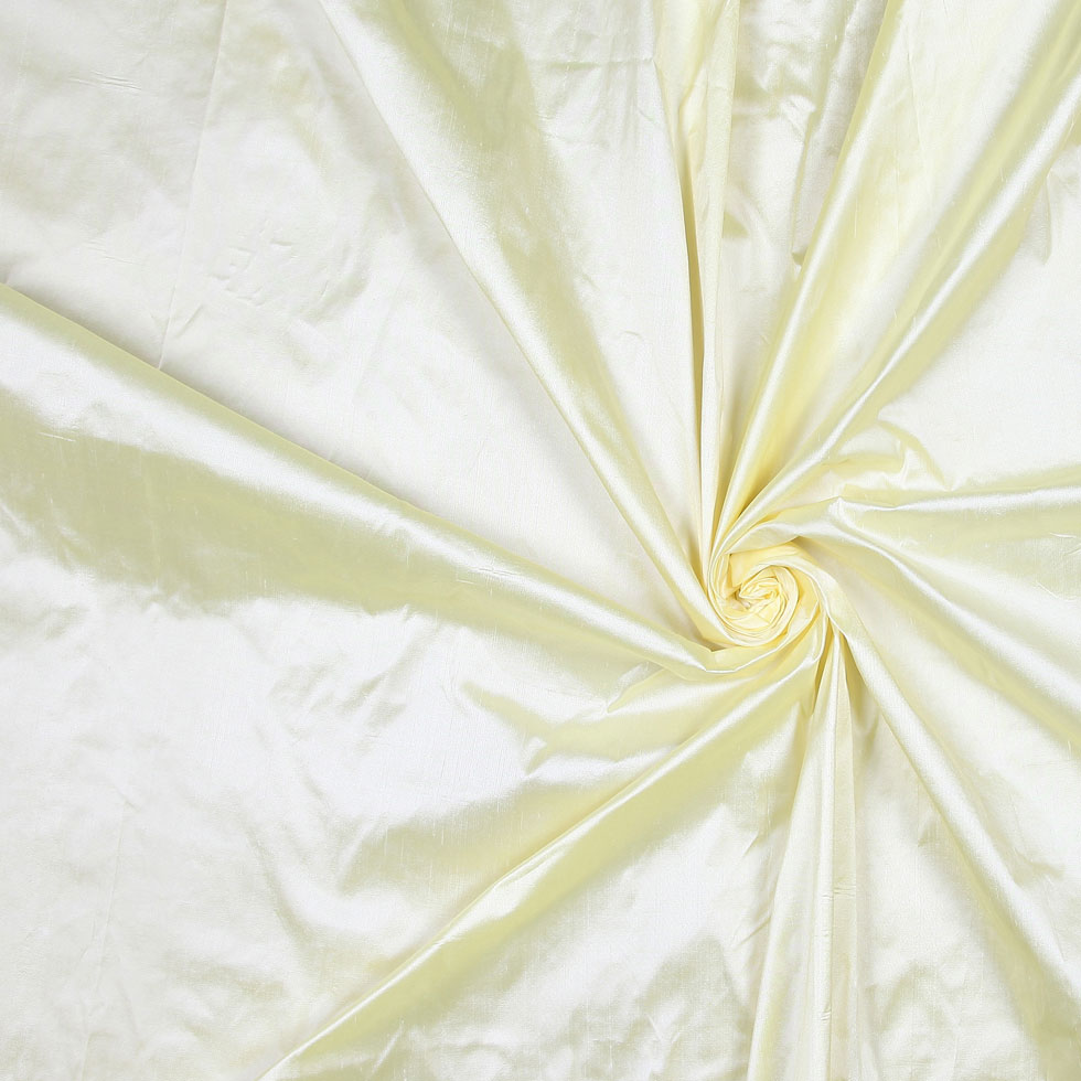 Silk Shantung - Iridescent Light Citra Green - Shantung Collection