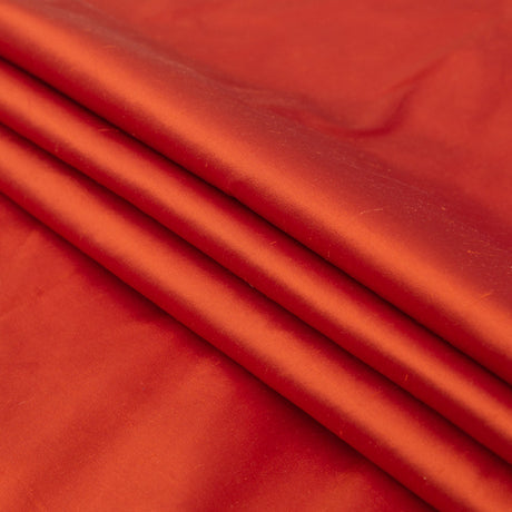 Silk Shantung - Tigerlily - Shantung Collection