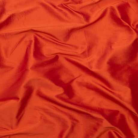 Silk Shantung - Tigerlily - Shantung Collection