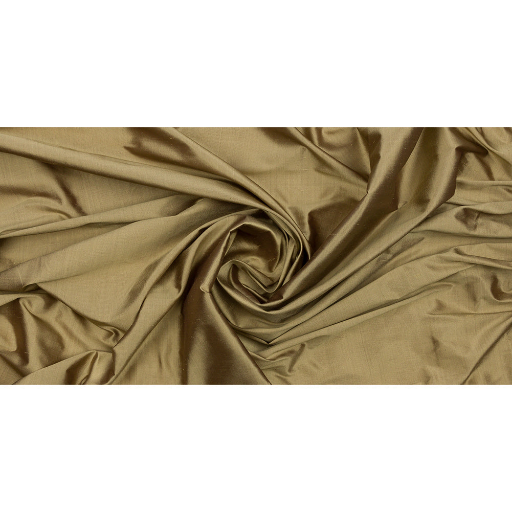 Silk Shantung - Tarnished Gold - Shantung Collection