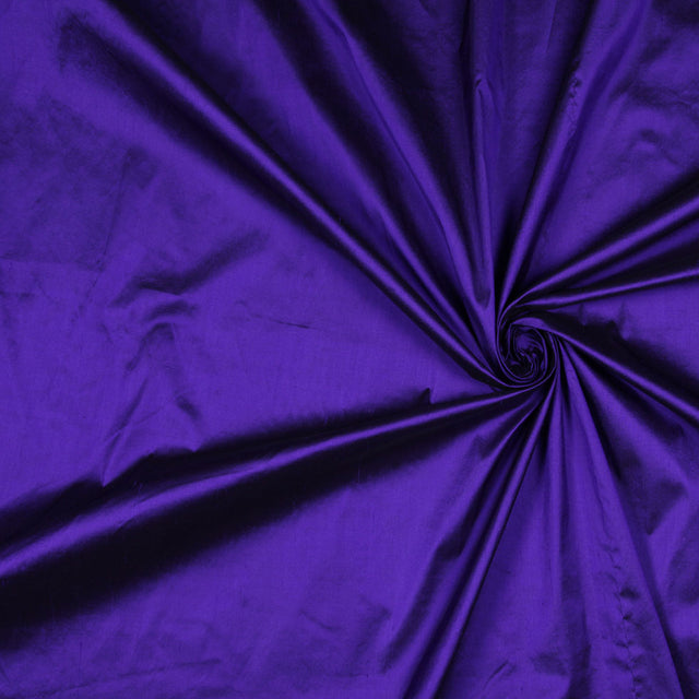Silk Shantung - Iridescent Purple and Black - Shantung Collection