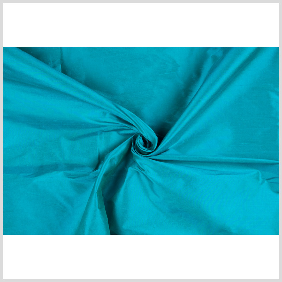 Silk Shantung - Bright Aqua - Shantung Collection