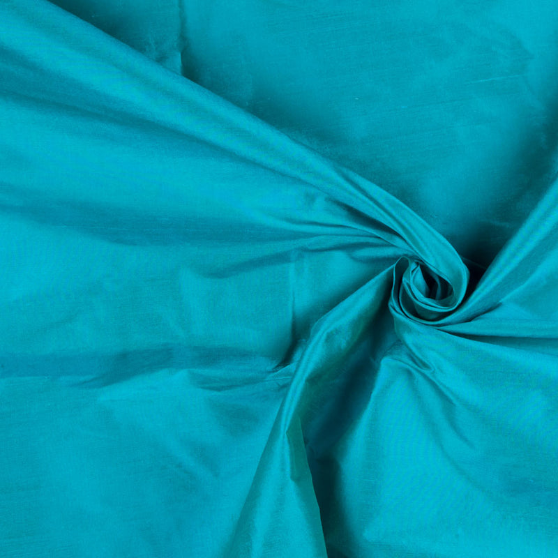 Silk Shantung - Bright Aqua - Shantung Collection