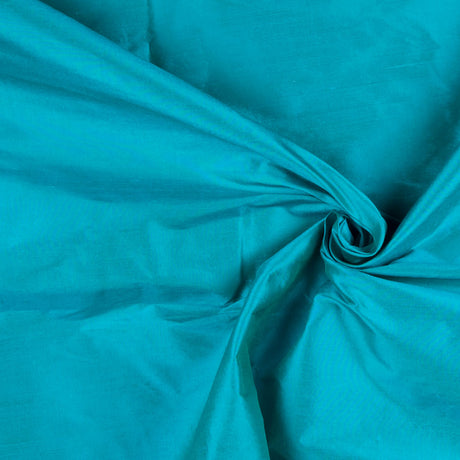 Silk Shantung - Bright Aqua - Shantung Collection