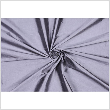 Silk Shantung - Iridescent Heather Gray - Shantung Collection