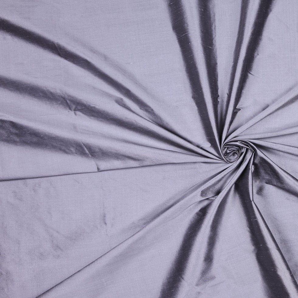 Silk Shantung - Iridescent Heather Gray - Shantung Collection