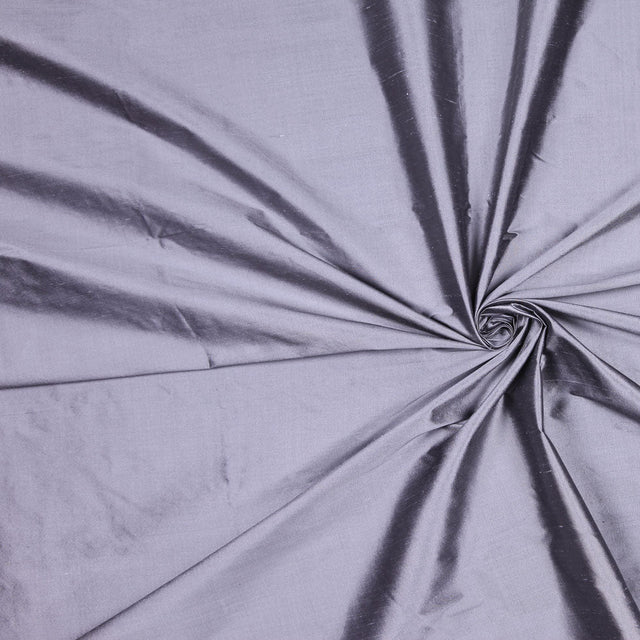 Silk Shantung - Iridescent Heather Gray - Shantung Collection