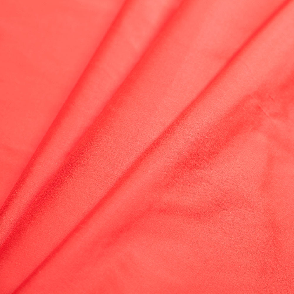 Silk Shantung - Fiery Red - Shantung Collection