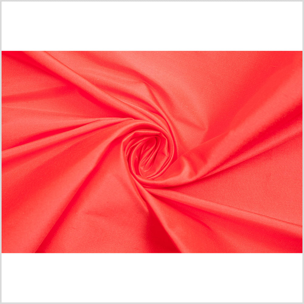 Silk Shantung - Fiery Red - Shantung Collection
