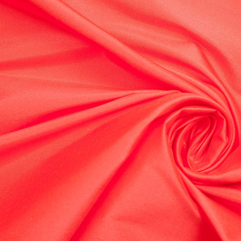 Silk Shantung - Fiery Red - Shantung Collection