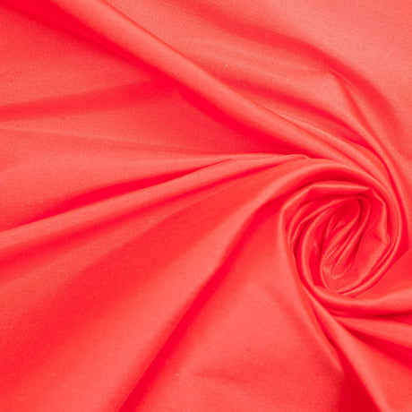 Silk Shantung - Fiery Red - Shantung Collection