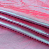 Iridescent Sky Blue and Magenta Silk Shantung