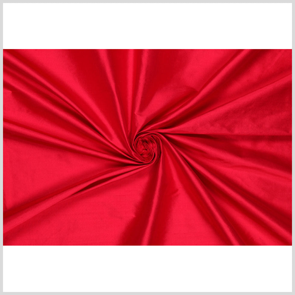 Silk Shantung - Roja Red - Shantung Collection