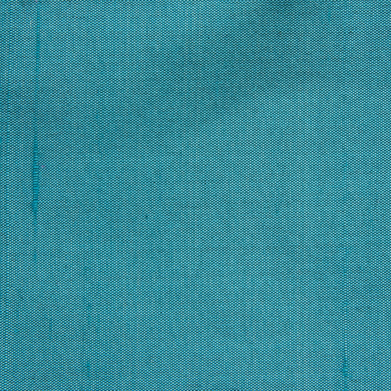 Silk Shantung - Iridescent Turquoise and Black - Shantung Collection