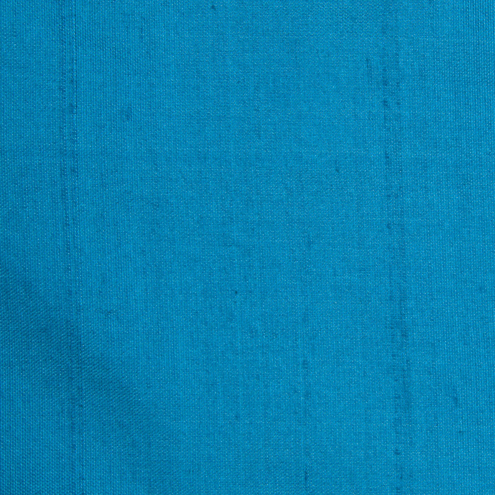 Silk Shantung - Medium Turquoise - Shantung Collection