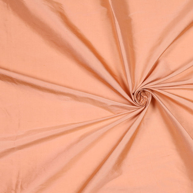 Silk Shantung - Dark Peach - Shantung Collection