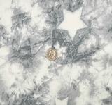 French Terry 1D1429 Silver Polyester Rayon Spandex Fabric - Silver, 58/60" Width, 200 GSM (1 Yard)