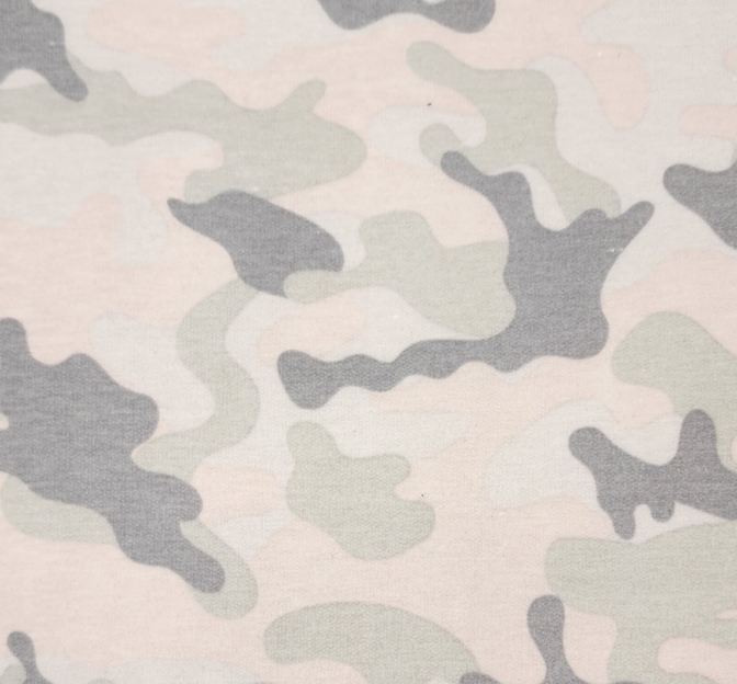 French Terry 1D1237 Silver Polyester Rayon Spandex Fabric - Silver, Solid, 58/60" Width