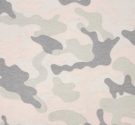 French Terry 1D1237 Silver Polyester Rayon Spandex Fabric - Silver, Solid, 58/60" Width