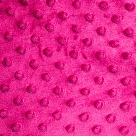 Minky Dimple Dot Faux Fur Fabric - 100 Percent Polyester, Embossed Dimple Dot, 60" Width (1 Yard)