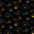 Cotton Dragon's Eyes Fabric Black 44/45"