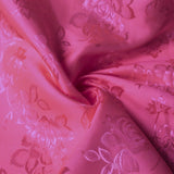 Floral Jacquard Satin Fabric - Floral Woven Brocade, 60" Width