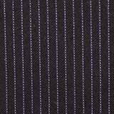 Black-Brown/Purple/White Striped Suiting