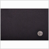 Black-Brown/Purple/White Striped Suiting
