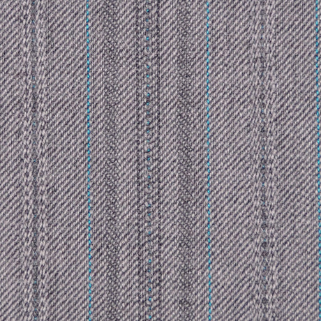 Light Gray/Sky Blue Striped Suiting