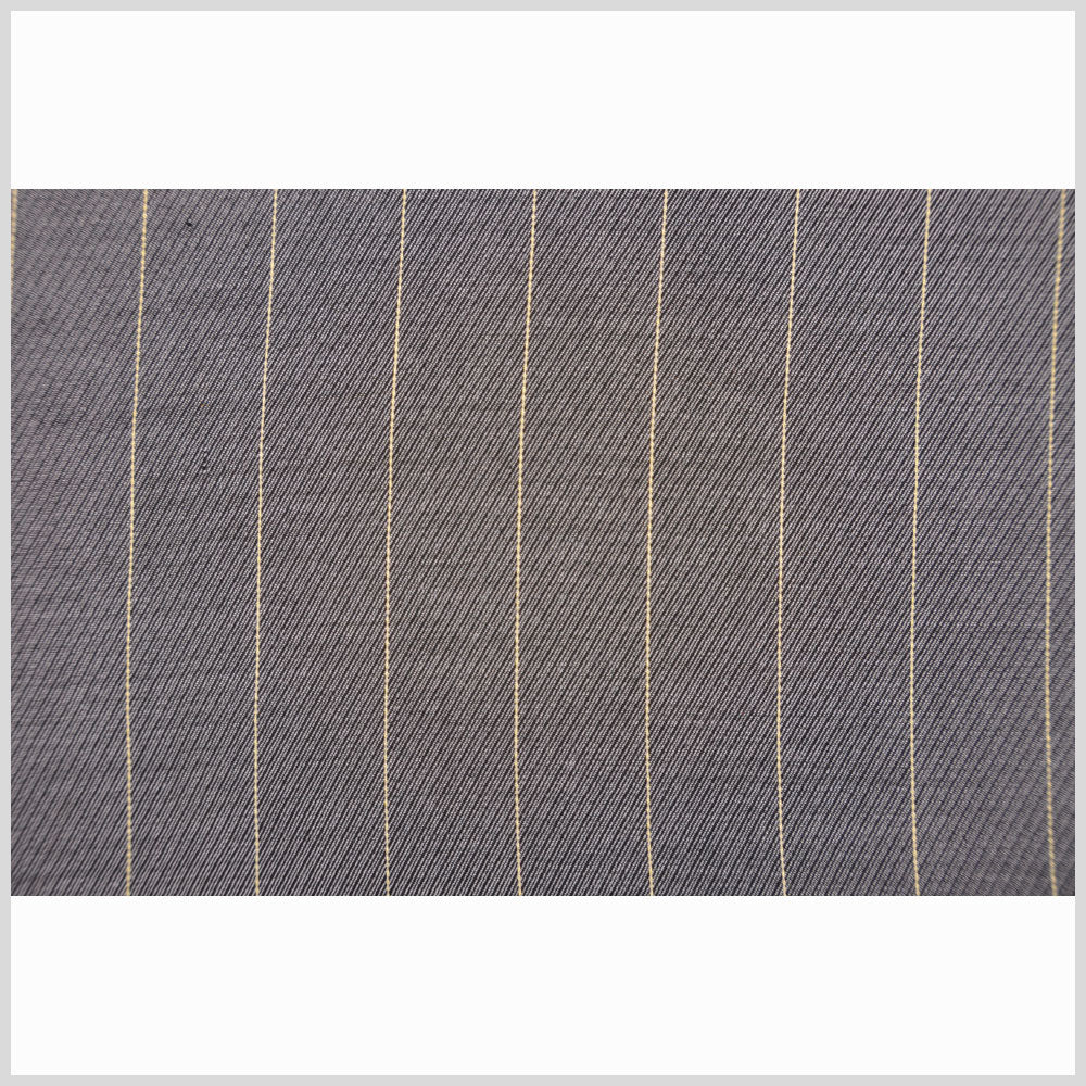 Italian Multicolor Striped Wool-Blend Suiting