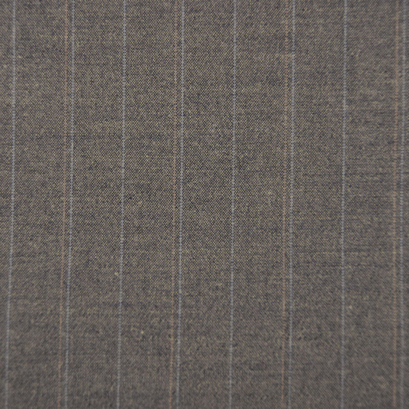 Light Moss/Navy/Baby Blue/Tan Striped Suiting