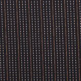 Black/Off-White/Caramel Striped Suiting