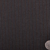 Black/Off-White/Caramel Striped Suiting