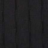 Italian Black Stretch Wool-Rayon Suiting