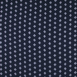 Italian Famous NYC Designer Border Printed Wool-Rayon Woven