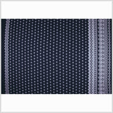 Italian Famous NYC Designer Border Printed Wool-Rayon Woven